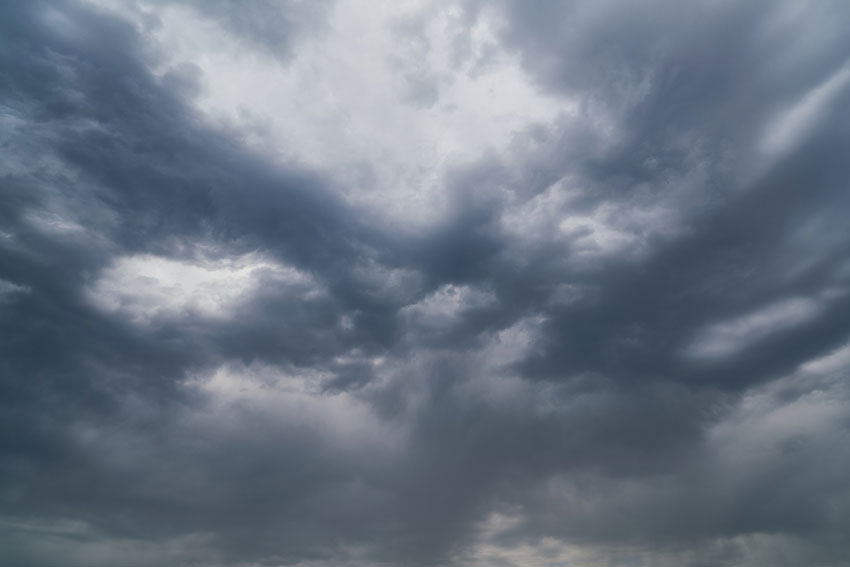 Dark omnious clouds like we may see in the 2021 Hurricane Season